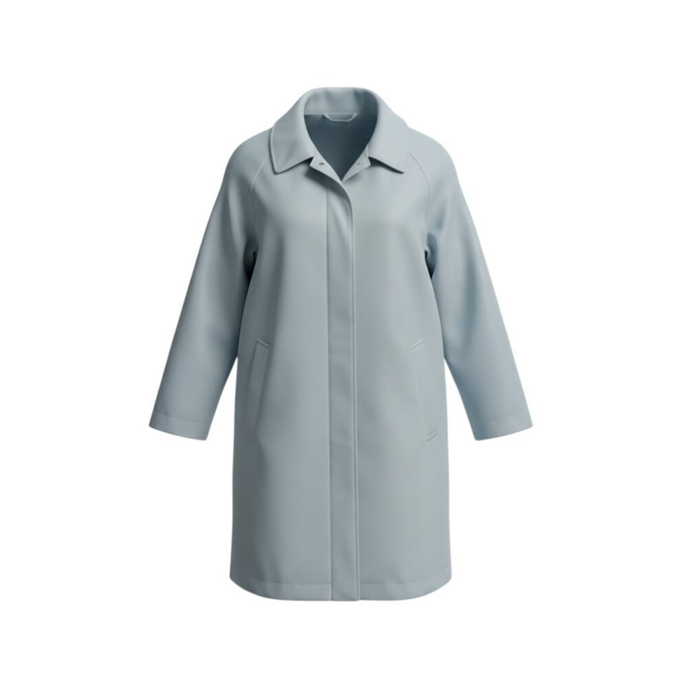 Eddie Bauer Rain Repellent Trench Coat Womens Lightweight Travel Medium Tall
